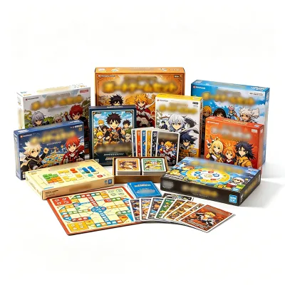 Batch Manufacture Card Board Games and Accessories High Definition and Exquisite Board Game Cards with Packaging Box