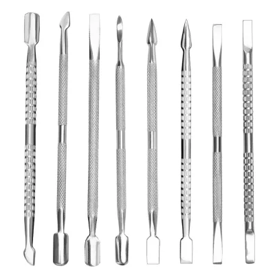 Wholesale Durable Manicure Care Tools Double Head Stainless Steel Cuticle Remover Nail Pusher