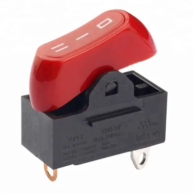 CQC Certified 250V 10A/125V 15A Safety Switch for Hair Dryer Rocker Switch With Max. 250Vac