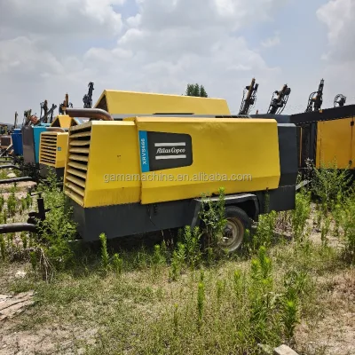 Used  Copco XRVS666 Portable Diesel Screw Air Compressor for Mining Drilling