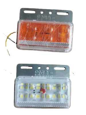 12V/24V Waterproof LED Side Marker Light for Trucks, Trailers, and Light Trucks