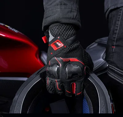 Top-Tier Lightweight Motorcycle Gloves Guantes Moto Night Reflective Side Impact Protection Large Stock Bulk Discount