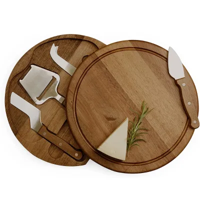 Acacia Wood Cheese Board Set with Cheese Tools Sustainable and Gorgeous