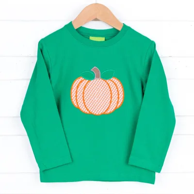 Customized Washes Children Smocked the Great Pumpkin Green Long Sleeve Shirt Fashion O Neck Premium Cotton Baby Kids Sweatshirts