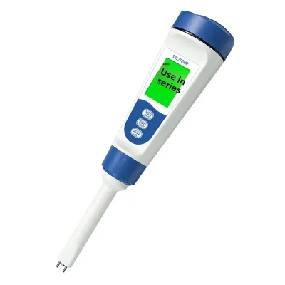 Portable Food Salinity Tester Pen 0-10% Waterproof Digital Salt Meter for Restaurant Brine Soup Marinade Home Cooking with Spoon
