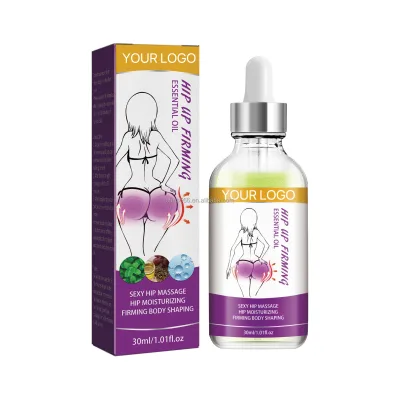 Private Label Natural Beautiful Buttocks Essential Oil Lifting Plump Bigger Hip up Massage Elasticity Butt Enlargement Oil