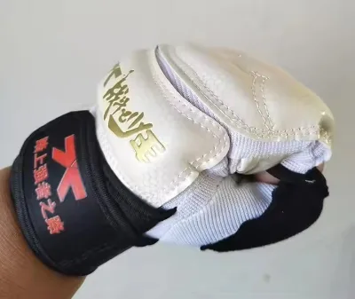 Half Finger Combat Sanda Boxing Taekwondo Hand Anti slip Breathable Thick Armor Hand Gloves