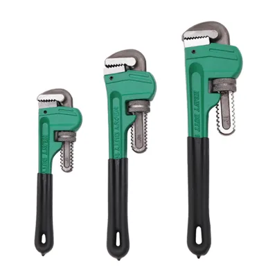 Multifunctional Pipe Wrench Heavy Duty Adjustable Pipe Wrench with PVC Household Repairing Tools