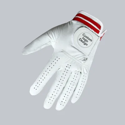 Manufacturer's Wholesale Soft Comfortable Golf Gloves for Men Women Durable Slip-Resistant Calibreta Leather Sports Applicable
