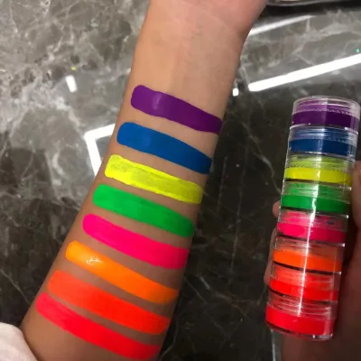 Multi Colors UV Pastel Neon Liners Stack Neon Colors Pigment Makeup Face Paint Stack