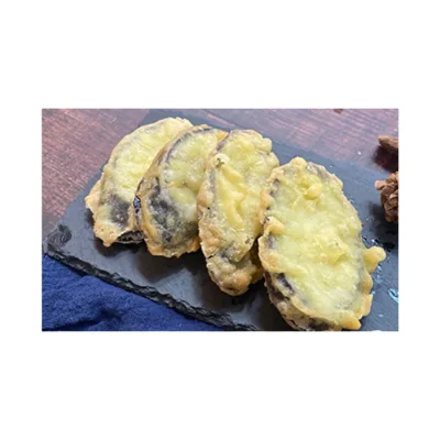 Wholesale Delicious Street Food Healthy Eggplant Tempura Sliced