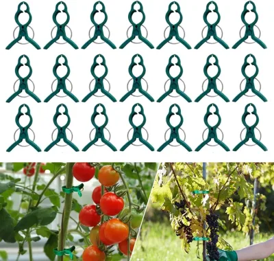 Reusable Garden Plant Clips for Supporting Plants Flowers and Vines