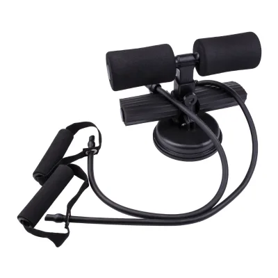 Abdominal Crunch Aid Resistance Bands Suction-Cup-Style Foot Holder Foot Pedal Pull Rope Model 058-30 for Home/Office/Outdoor
