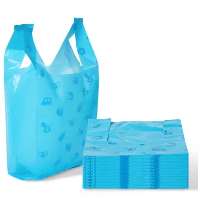 Customized Small Size Vest Pocket Bag with Monochrome Printing Thickened for Pet Poop Disposal Car and Household Garbage Bag