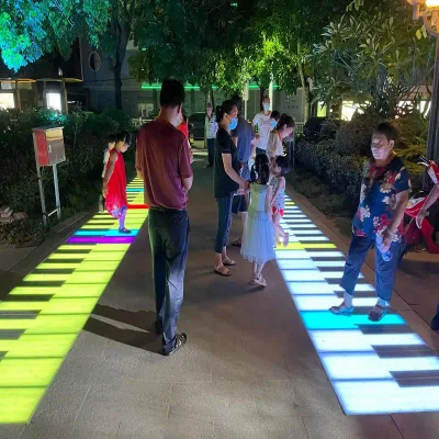 Activate Piano Led Floor Lights LED Interactive Tile Interactive Musical Flooring Light up Piano Tiles RGB Music