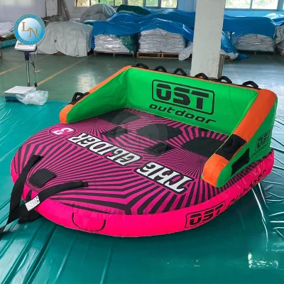 New Design 3-Person Inflatable Water Sofa for Wakeboarding for Boating and Inflatable Water Sports