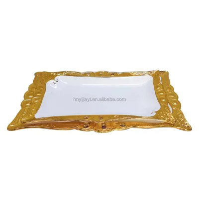 Rectangle Wedding Plates Ceramic Dinner Plate