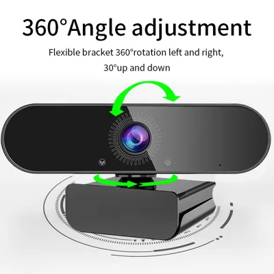 Fufan Auto Focus 360 Degree Rotation Web Cam 1920*1080 FHD Livestream Camera Recording Function Smart Web Cameras 1080P