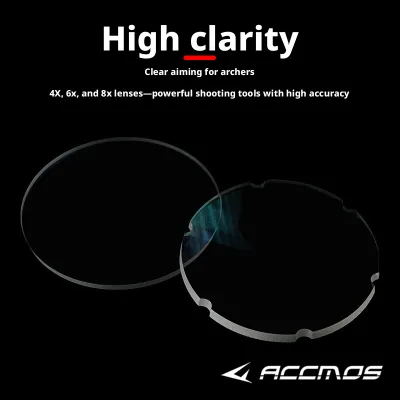 Archery Compound Bow Sight Lens 28/35/48/48/54 mm 4/6/8X for Bow Sight Lens Shooting Hunting Accessories