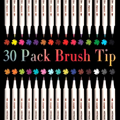 Hot Selling Metallic Color Marker Pen DIY Black Card Album Pen