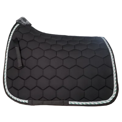 Wholesale Stylish Custom Logo Horse Saddle Pad Equestrian Riding Dressage Jumping Quilting Padding Polyester