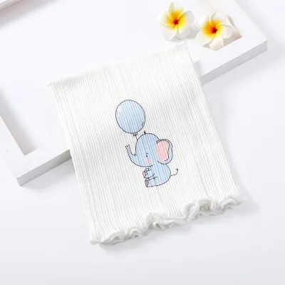 Baby Belly Wrap & Navel Protector Infant Bib Cotton Cartoon Elephant Design Four Seasons Universal Protection Prevents Chills