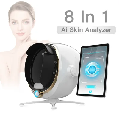 2023 Portable 3D Magie Mirror AI Face Scanner Skin Analyzer Machine Facial Visia Skin Analysis Machine for Sale