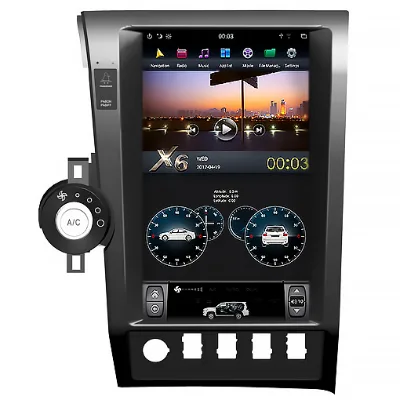 Canonic Android 11.0 13.6" Tesla Vertical Screen Car DVD Player for Toyota Tundra 2007-2013 GPS Navigation Multimedia Player