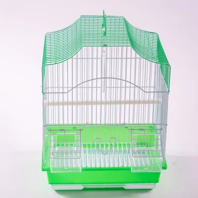 Home Small Bird Cage Animal Parrot Cages Metal Birdcage Ornamental Villa Iron Wire Pet Cages Low Price
