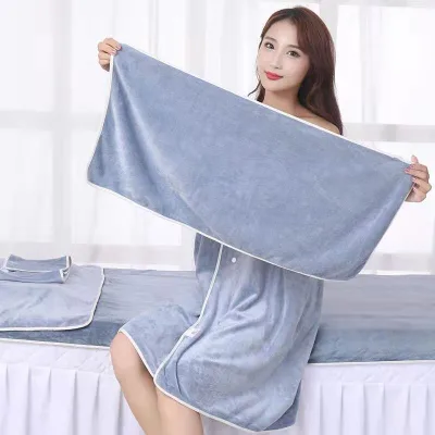 Custom Logo Five Pcs Soft Bath Wrap Towel Skin Comfort Microfiber Quick Dry Beauty Salon SPA Towel Set