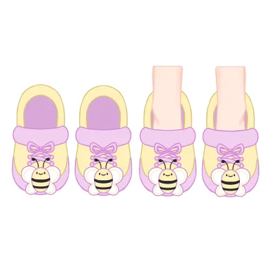 Hot Selling High Quality Low MOQ Custom Plush Slippers Cute Stuffed Animal Toys As Gift for Kids