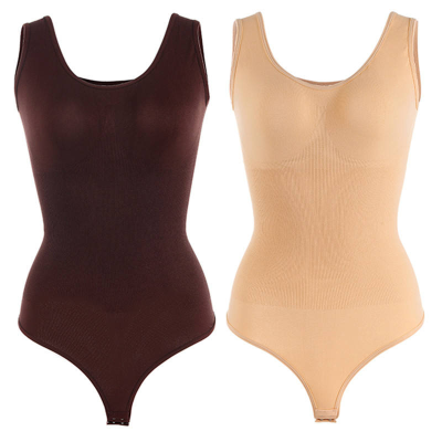 Bodysuit Shapewear Body Shaper One Piece Bodysuit for Women Full Body Shaper Girdles Waist Trainer Bodysuit