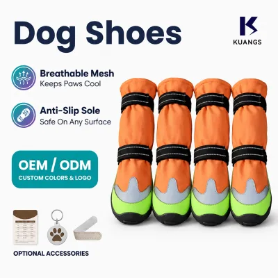 Hot Selling Anti-drop Anti-slip Wear-resistant Extended Fleece-lined Pet Dog Shoes for Outdoor Walking