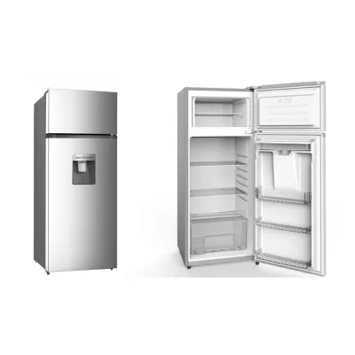 210L Professional Design Interior LED Light Two Door Home Refrigerator Fridge