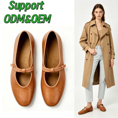 Mary Jane Flats for Women Elastic Strap Casual Comfortable Flat Shoes