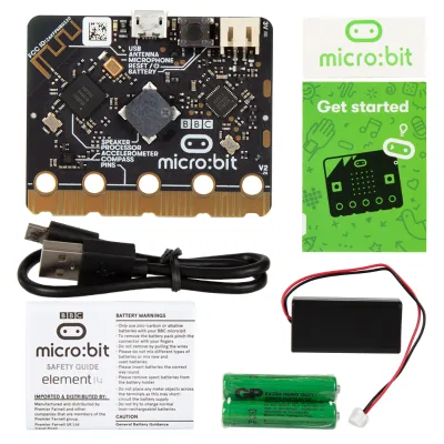 Basic Starter Kit For BBC Micro:Bit V2.2 Graphical Programming With Battery