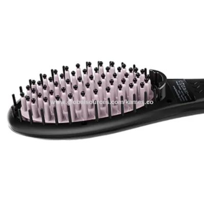 Nano digital ceramic hair straightener comb