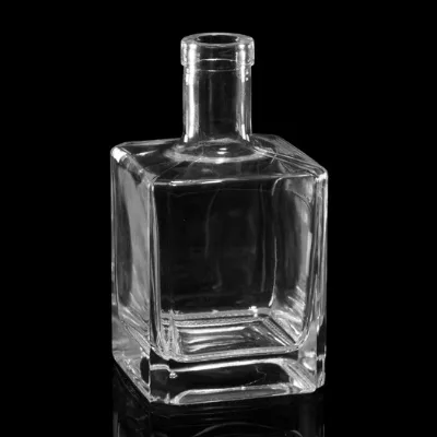 Customize Label Silver T Cork Glass 50 Cl Liquor Bottles for Vodka Gin
