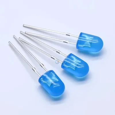 Czinelight 1000pcs/bag 504 Hg 5mm Led Super Brightness Blue 2pins Through Hole Dip 546 Oval Led Diodes