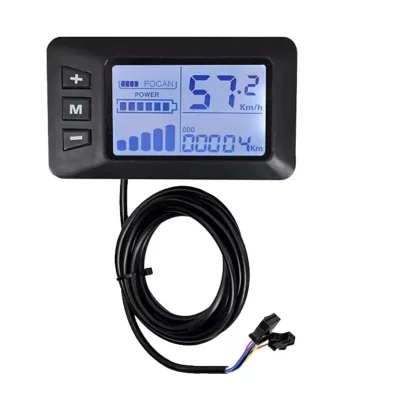 Smart Waterproof Digital Voltmeter for E-Bike Computers LCD Display Ebike Panel Instrument Accessory