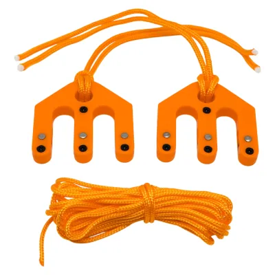 Deer Game Hoist Hunting Hanging Lift Pulley System With Strong Nylon Rope Outdoor Animal Field Processing Hunting Gear Accessory