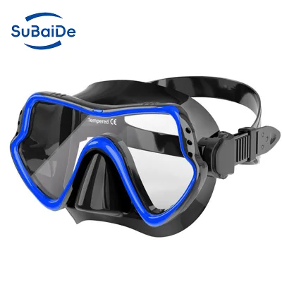 Wholesale Recycle Snorkel Diving Swimming Mask Low Volume Cheap Scuba Diving Equipment Mask With Glass Lenses For Free Diving