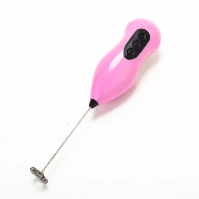 Handheld Electric Milk Frother Stainless Steel Electric Drink Mixer Battery Powered Electric Foam Maker Coffee Whisk