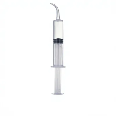 Precise Measurement 12ml Dental Curved Syringe Impression Material Feed Tool