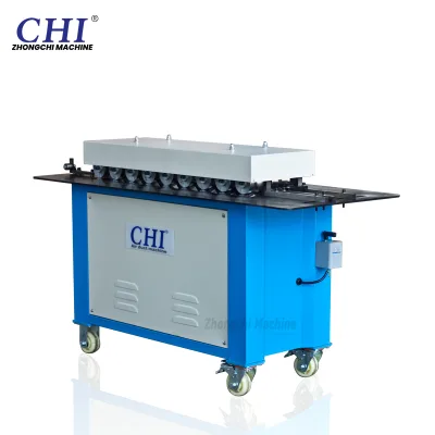 ZCMT Customized Multi-functional HVAC Duct Crimping & S-bone Rolling Machine Duct Manufacturing Equipment Motor 1.5KW 220-440V