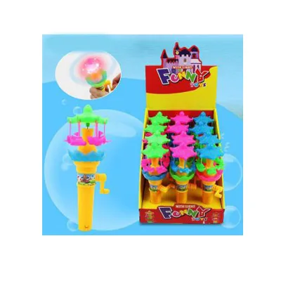 Surprise Candy Toy Pack Bottle Toy with Hand Shake Lamp Wholesale Plastic Display Box Unisex Plastic Products Permanently 288