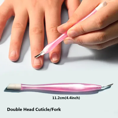 Direct Factory UV Gel Polish Remover Nail Cuticle Pusher 2 Way Manicure Stainless Steel Nail Cuticle Pusher