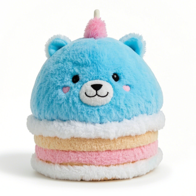 Cute Plush Animal Cake, Funny Plush Cartoon Doll, Customized Soothing Plush Doll, Manufacturer Wholesale, Plush Gift