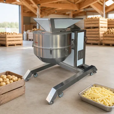 Potato Wedge Cutter Machine Multifunctional High Quality for Supermarket Food Grade Low Noise Motor Goldenshell
