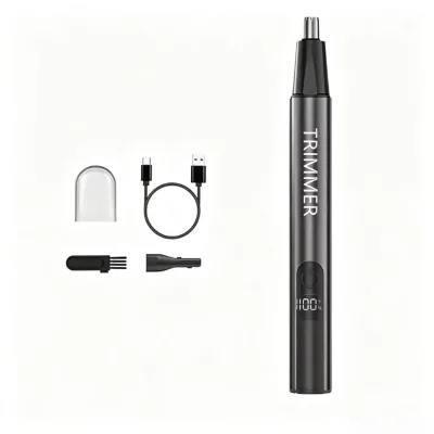 New Arrival Multifunctional Electric Nose Hair Trimmer Battery-Powered Portable Ear Nose Eyebrow Trimmer Household & Car Use